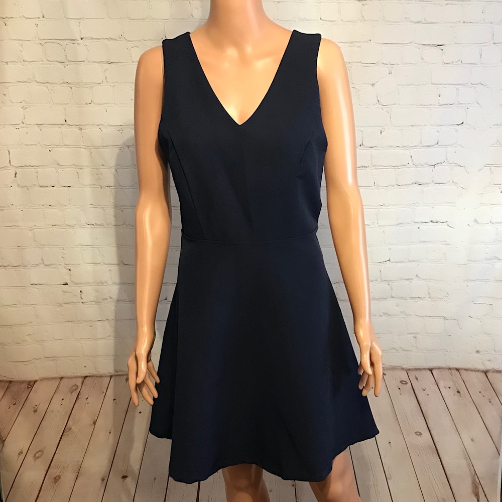 She + Sky NWT navy blue cocktail dress size large